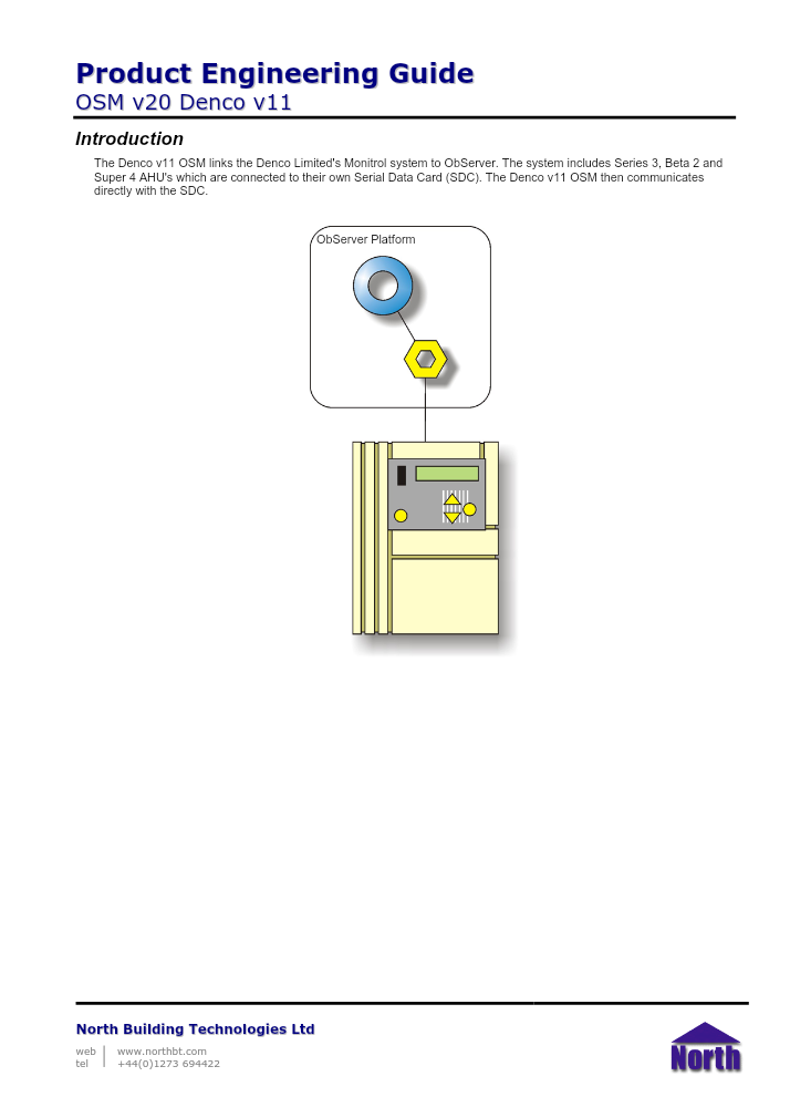 Preview thumbnail of page 1 of the Denco Engineering Guide PDF document.